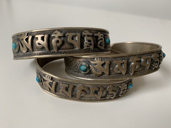 bracelet métal argenté