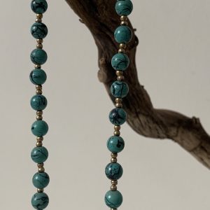 Colliers pierre semi-précieuse : turquoise