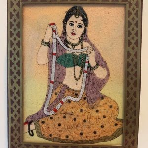 Boîte à bijoux : femme indienne