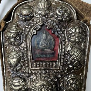 Ancien Ghau Gau / autel de voyage bouddhiste – Teaching Buddha