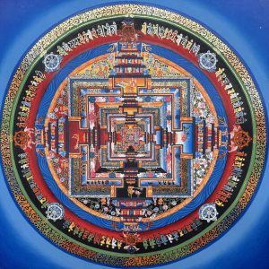 Mandala Kalachakra – Thangka original – or 24K