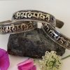 Bracelets en métal argenté