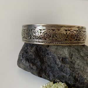 Bracelets en métal argenté