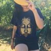 T-shirt visage de bouddha