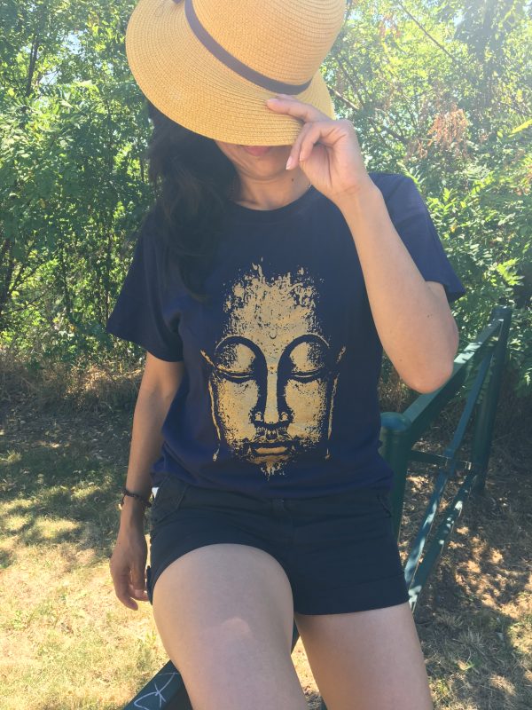 T-shirt visage de bouddha