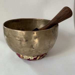 Ancien bol tibétain – 7 métaux – Thadobati – 947g – Fa/187 Hz