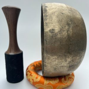 Ancien bol tibétain – 7 métaux – Thadobati – 890g – La# – 118Hz