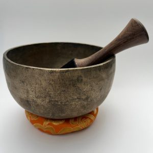 Ancien bol tibétain – 7 métaux – Thadobati – 890g – La# – 118Hz