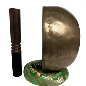 Ancien bol tibétain – 7 métaux – Thadobati – 715g – Sol#/199 Hz