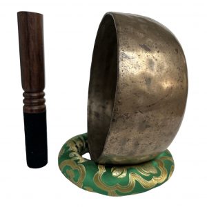Ancien bol tibétain – 7 métaux – Thadobati – 730g – La/218Hz