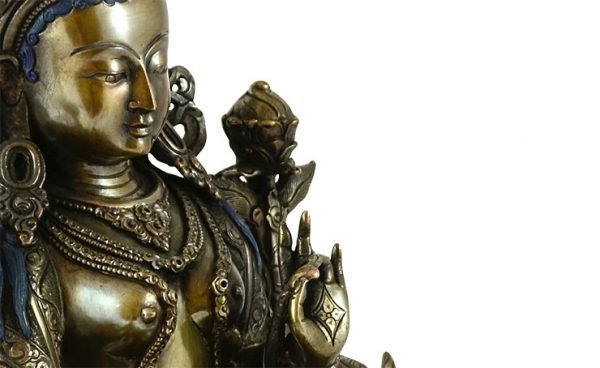 Statue de Tara verte, Bouddha, protectrice