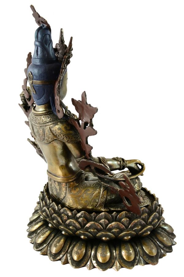 Statue de Tara verte, Bouddha, protectrice