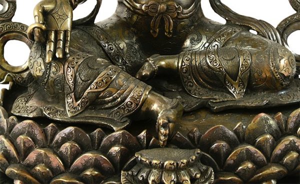 Statue de Tara verte, Bouddha, protectrice