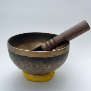 Ancien bol tibétain 7 métaux – Coprebati/Koprebati – 185g – La – 210Hz