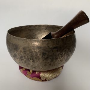 Ancien bol tibétain 7 métaux – Coprebati/Koprebati – 660g – Ré# – 159Hz