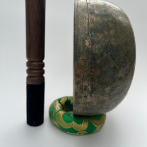 Ancien bol tibétain 7 métaux – Thadobati – 220g – Fa# – 177Hz
