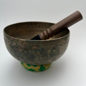 Ancien bol tibétain 7 métaux – Thadobati – 220g – Fa# – 177Hz