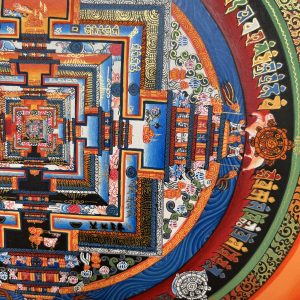 Mandala Kalachakra – Thangka original – or 24K
