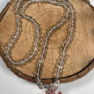 Mala/Collier en pierre naturelle – cristal de l’Himalaya
