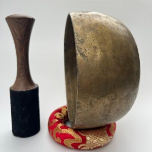Ancien bol tibétain – 7 métaux – Thadobati – 610g – Sol – 198Hz