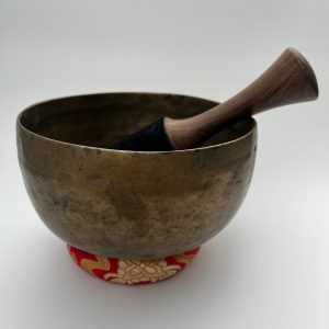 Ancien bol tibétain – 7 métaux – Thadobati – 610g – Sol – 198Hz